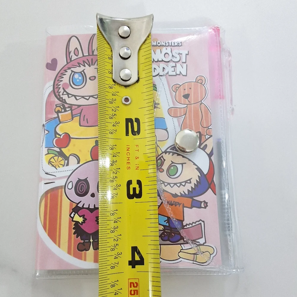 New Labubu Pink Pocket Notebook & Pen Set